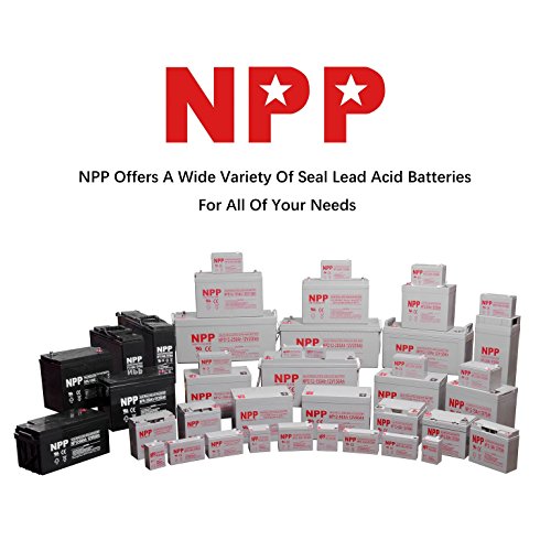 NPP NPG12-150Ah 12V 150Ah Gel Deep Cycle Rechargeable Battery with Button Style Terminals - Image 4